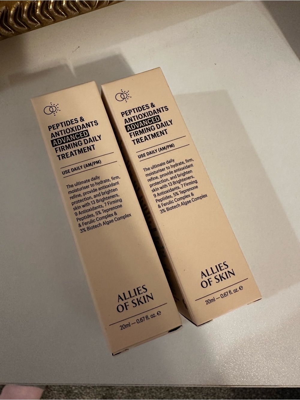 Allies of Skin Peptides and Antioxidants firming daily treatment 2*20 ml